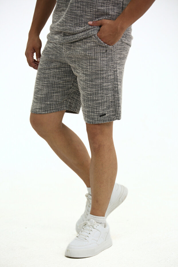 Flamen Short Sleeve Shorts Set with Top Pocket