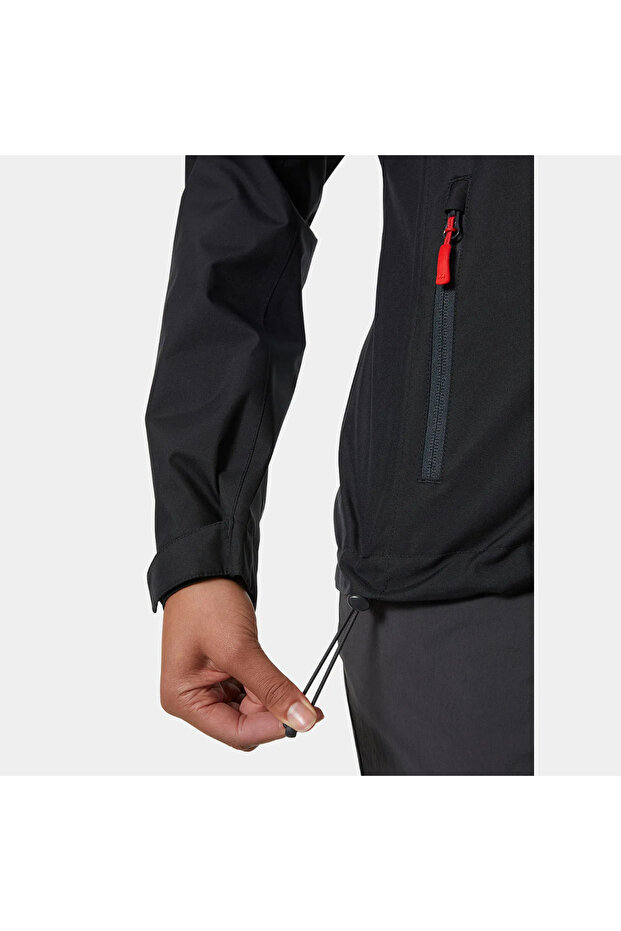 Crew Midlayer Kadın Siyah Dik Yaka Mont - 3