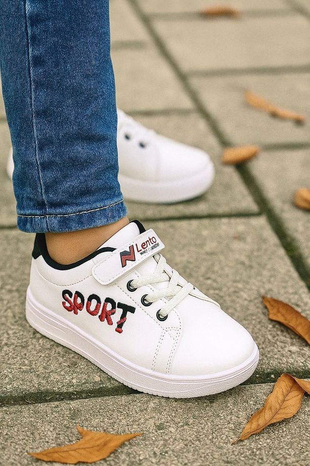 Çocuk Cırtlı Rahat Spor Ayakkabı Kız Erkek Unisex - 1