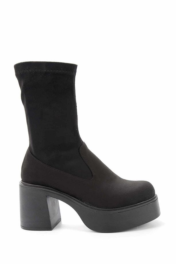 Siyah Kadın Bot & Bootie K02932700002 - 1