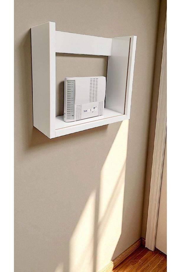 36,5X33X13 cm %100 MDF Modem Saklama Kutusu WiFi Kutusu - 4