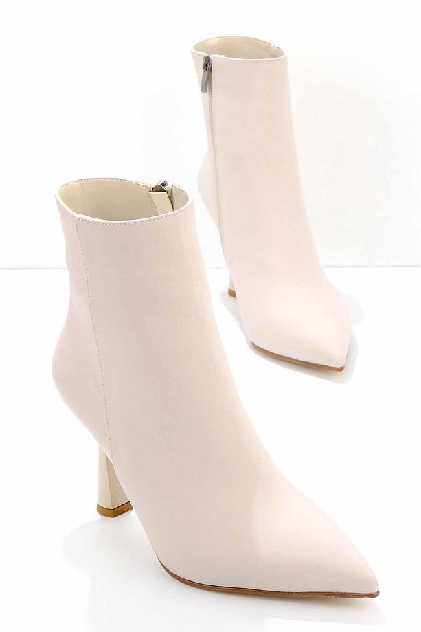 Mat Bej Kadın Bot & Bootie K02992052938 - 2