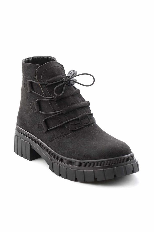Siyah Kadın Bot & Bootie K02140071602 - 3
