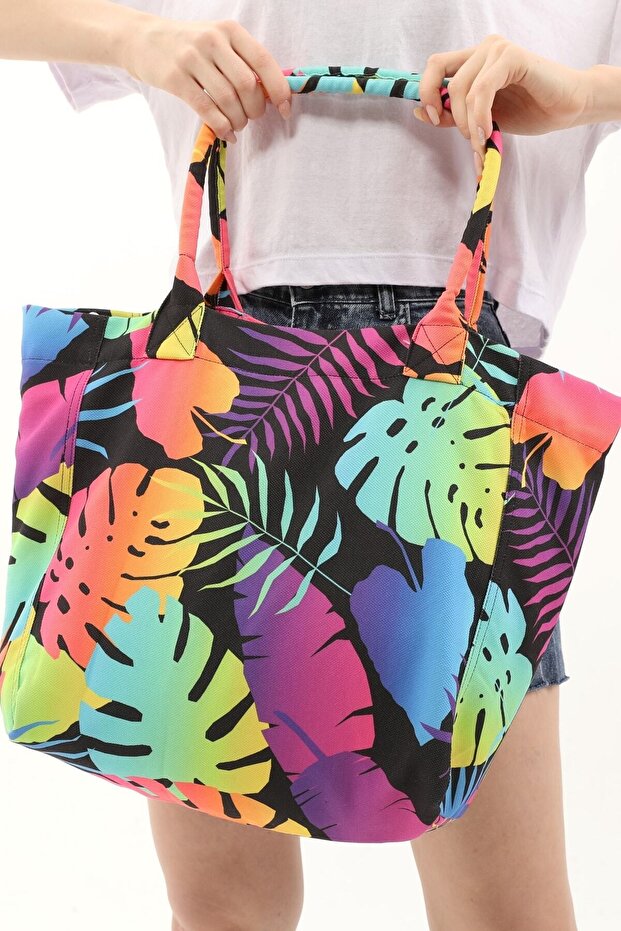 حقيبة الشاطئ السعيدة بنمط الفيل - 8