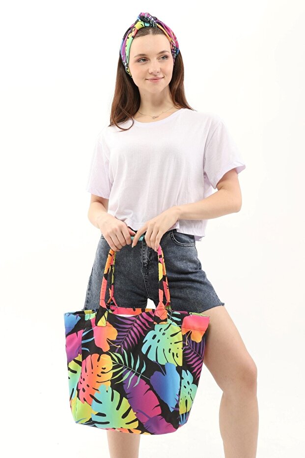 حقيبة الشاطئ السعيدة بنمط الفيل - 7