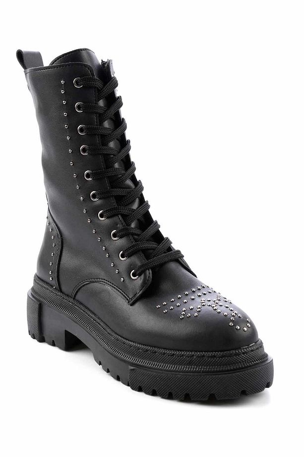 Siyah Kadın Bot & Bootie K02503900809 - 3