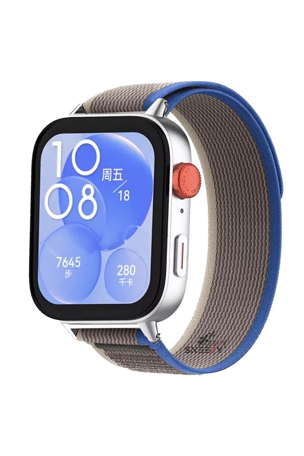Huawei Watch Fit 3 İle Uyumlu Wander Trail Loop Nylon Hasır Kordon - 1