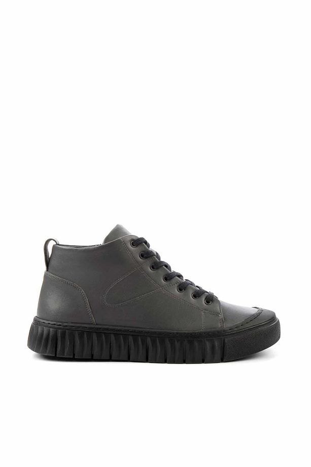 Gri Leather Erkek Bot & Bootie E02396048243 - 1