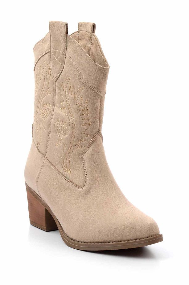 Bej Kadın Bot & Bootie K02586888802 - 3