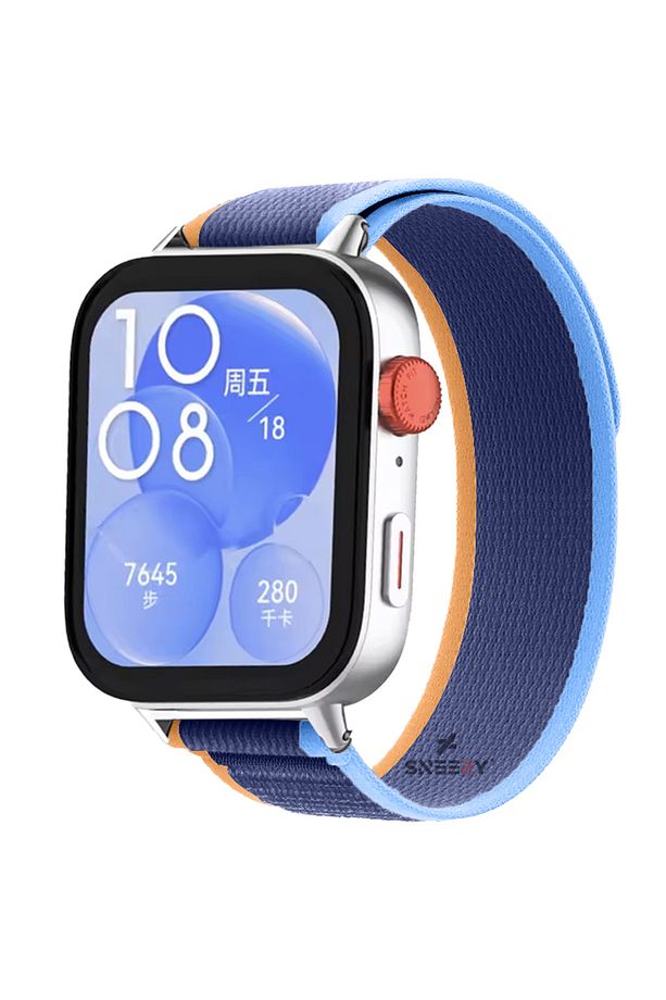 Huawei Watch Fit 3 İle Uyumlu Wander Trail Loop Nylon Hasır Kordon - 1