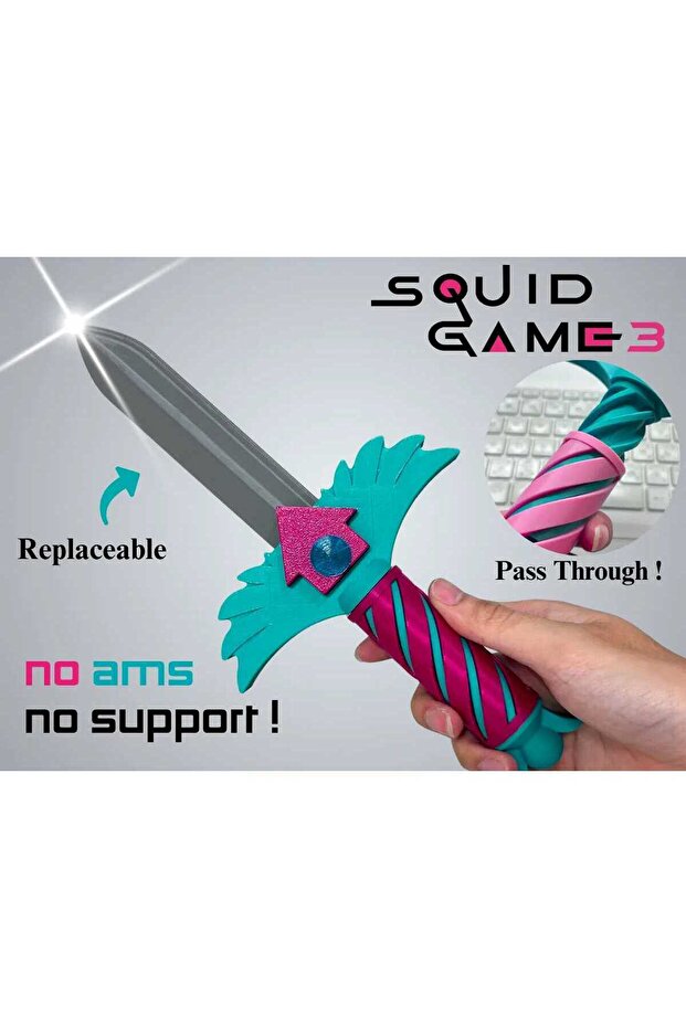 Squid Game 3 Bıçak Figürü Knife - 4