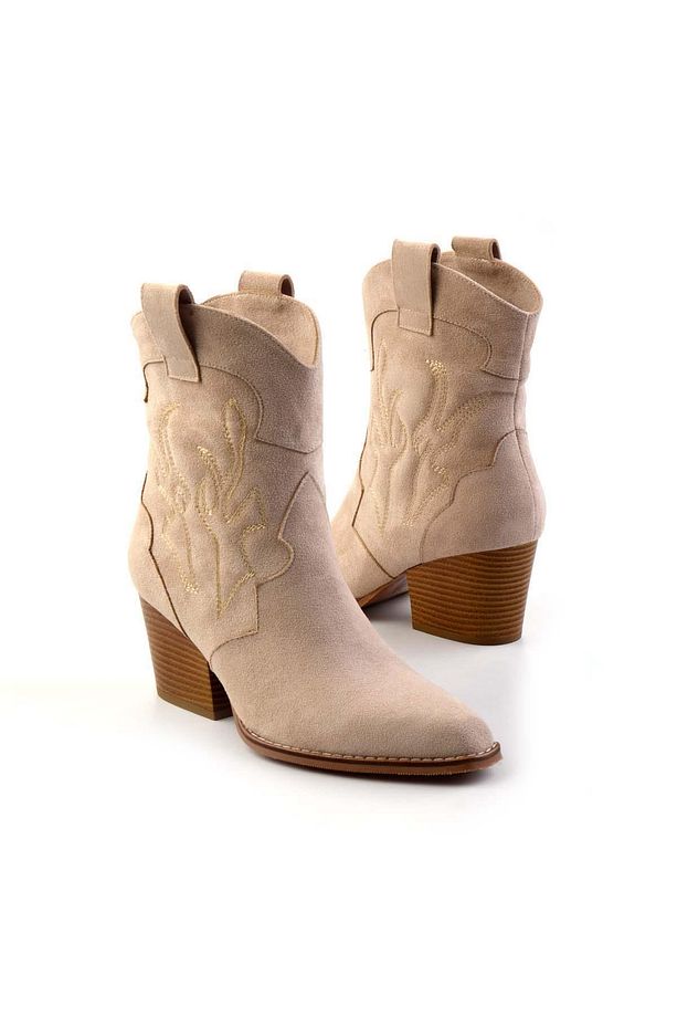 Bej Kadın Bot & Bootie K02055012002 - 2