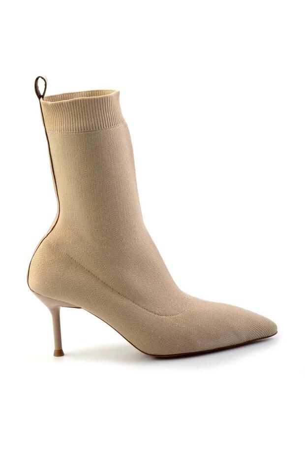 Bej Kadın Bot & Bootie K02209033082 - 1
