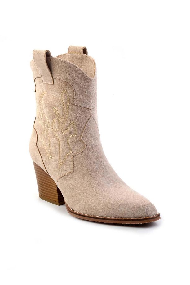 Bej Kadın Bot & Bootie K02055012002 - 3