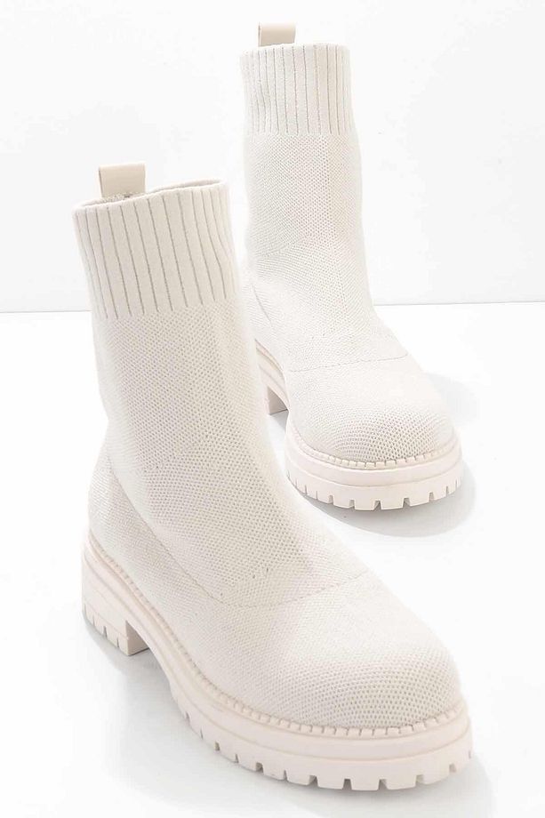 Bej Kadın Bot & Bootie K02246150382 - 3