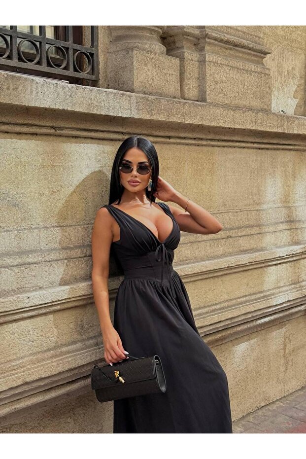 Μαύρο φόρεμα Princess Underwire - 3