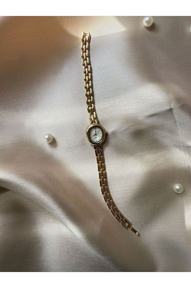Retro Minimal Hasır Kordon Vintage Kadın Kol Saati Boncuk Model(GÖRSELDEKİ ÜRÜN GÖNDERİLECEKTİR) - 8