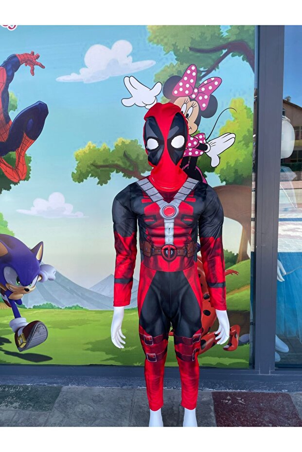 Deadpool Kaslı Kostüm - 3