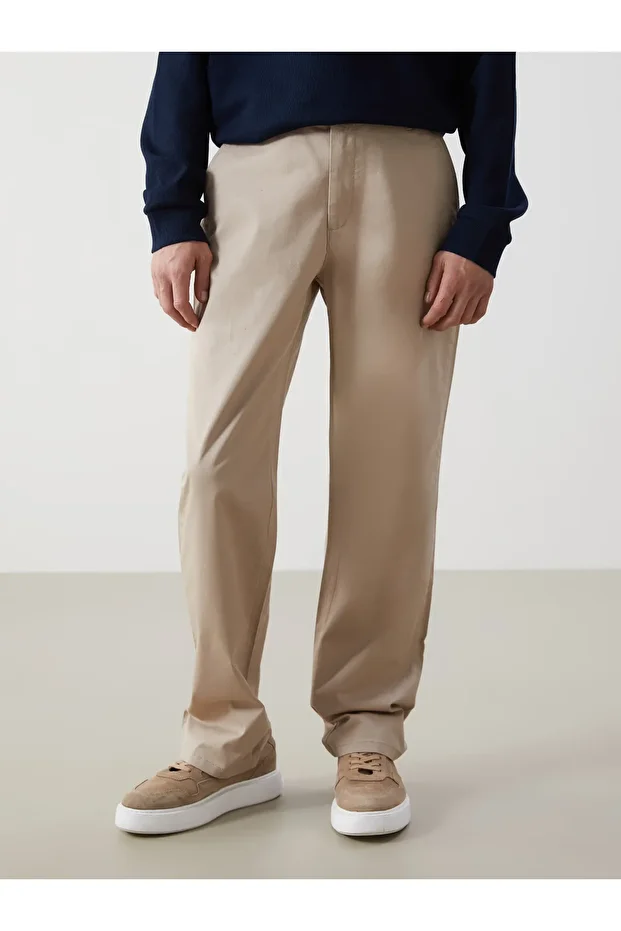 Rahat Kalıp Erkek Chino Pantolon - 2