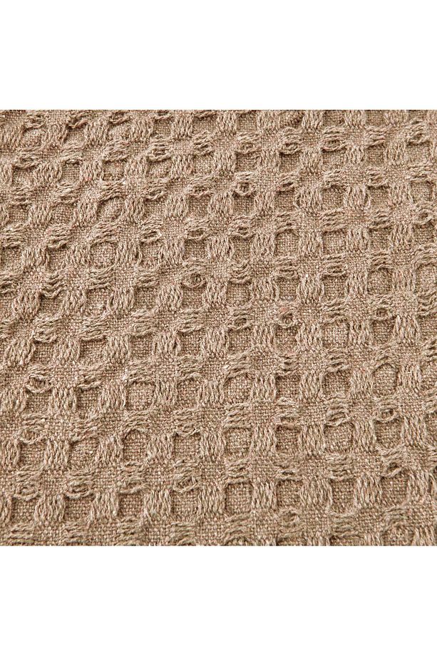 Waffle Çift Kişilik Yatak Örtüsü - Bej - 200x220 cm - 3