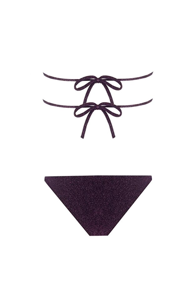 Sun Sparkle Purple Bikini - 2