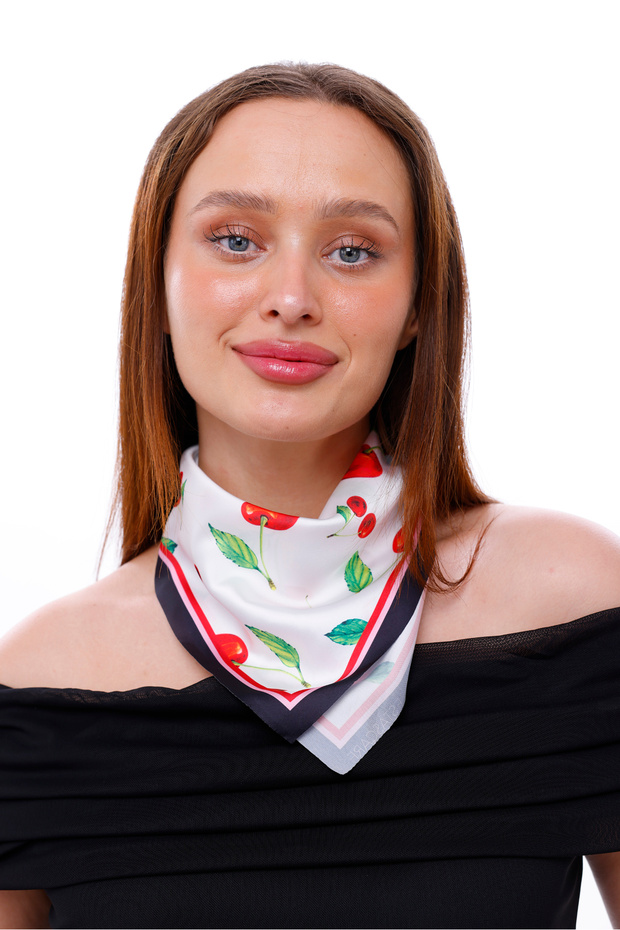 وشاح منقوش بالكرز Estascarf - 6