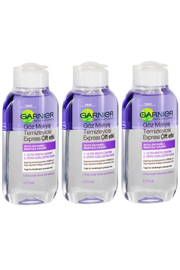 Göz Makyaj Temizleyici Express Çift Etki 125 ml x 3 Adet - 1