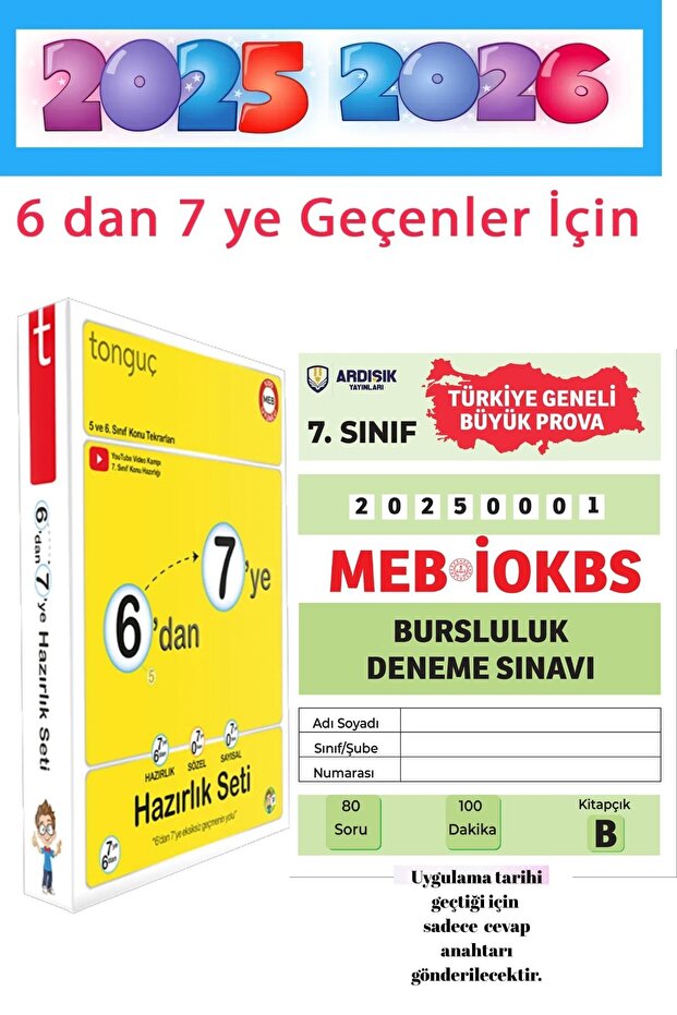6'dan 7'ye Hazırlık Seti 2025 Baskı Tüm Dersler 7. Sınıf Hazırlık-konu Tekrarı - 4