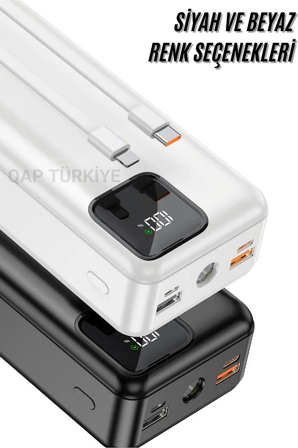 50000 Mah Pd 22,5w 3.0 Qualcomm Hızlı Şarj Power Bank Turbo Hızlı Pd Iphone Xiaomi Plus Max - 4