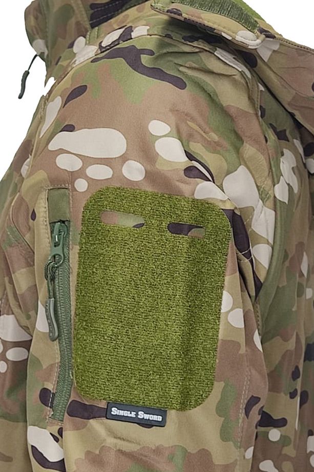 Taktik Çok Cepli Polar Astarlı Suya Dayanıklı Avcı Outdoor Softshell Mont - 4