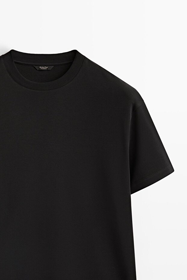 Kısa kollu bisiklet yaka t-shirt - 8