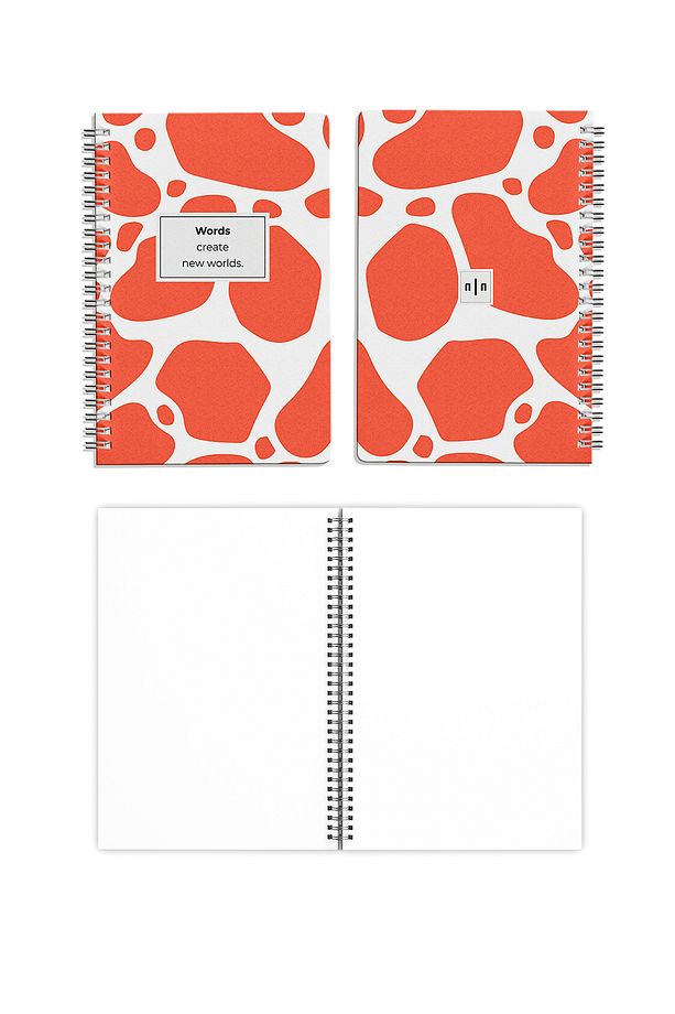 A5 Spiralli Not Defteri 4’lü Set – 1 Çizgili, 3 Boş Yapraklı, 60 Sayfa, Leopar Temalı - 4