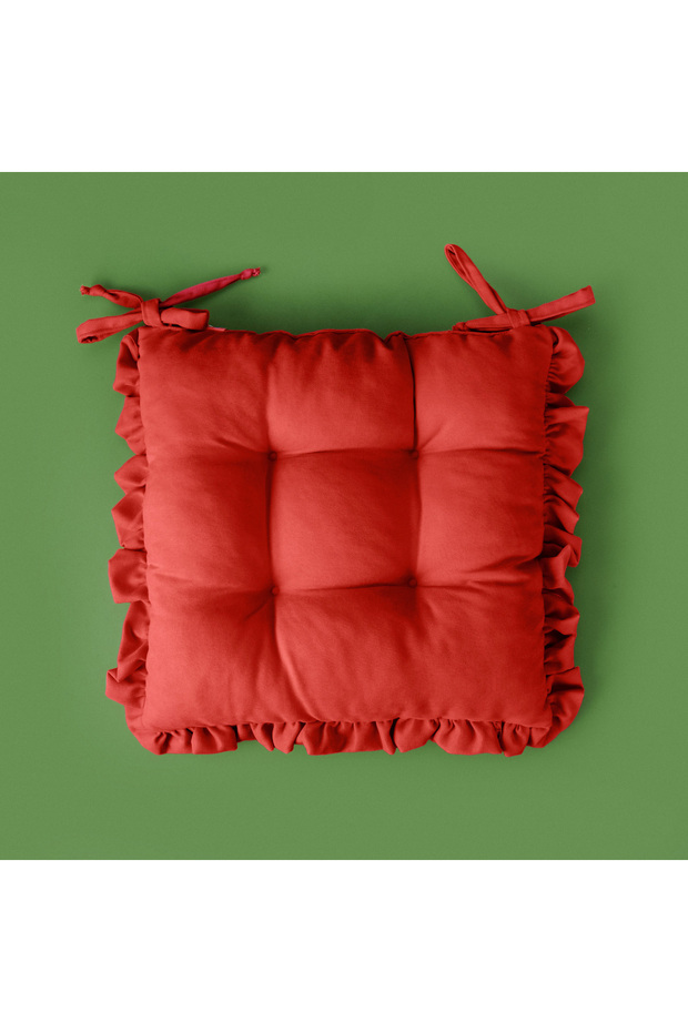 Soft Maia Sandalye Minderi - Kiremit - 40x40 cm - 3