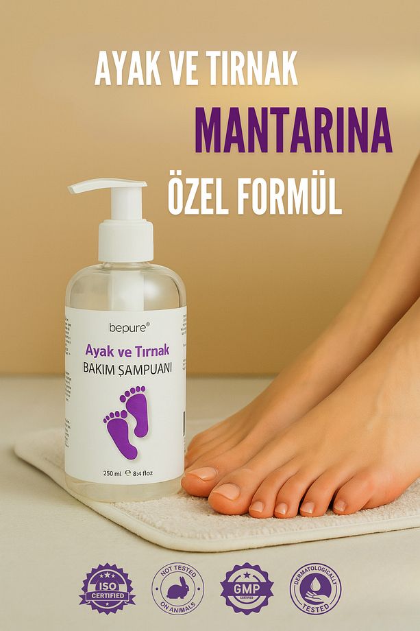 Ayak Ve Tırnak, Kaşıntı, Mantar Ve Koku Için Ayak Bakım Şampuanı 250 ml - 4