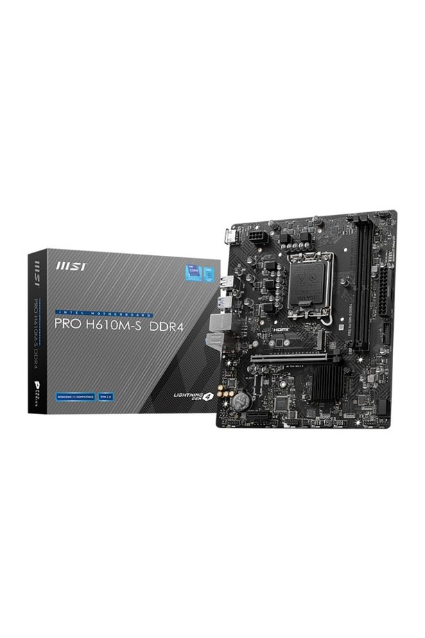 Pro H610m-s Ddr4 Intel H610 Soket 1700 Ddr4 3200mhz Matx Gaming (OYUNCU) Anakart - 1