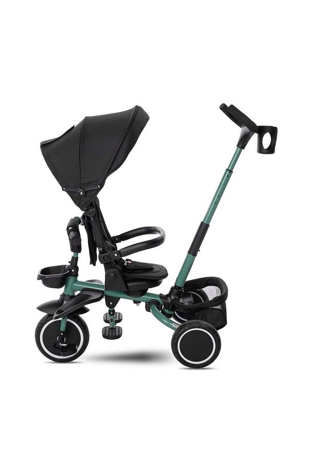 Lorelli Freccia Katlanabilir Çift Yönlü Üç Tekerlekli Bisiklet -Black Green - 5