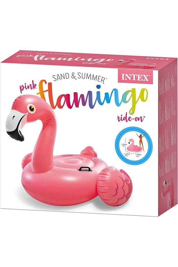 Flamingo Binici - Şişme Flamingo - Bot Deniz Flamingo Binici - Havuz Flamingo Şişme 147x140x94 Cm. - 8