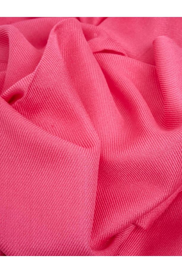 Pembe Basic Püsküllü Şal - 3