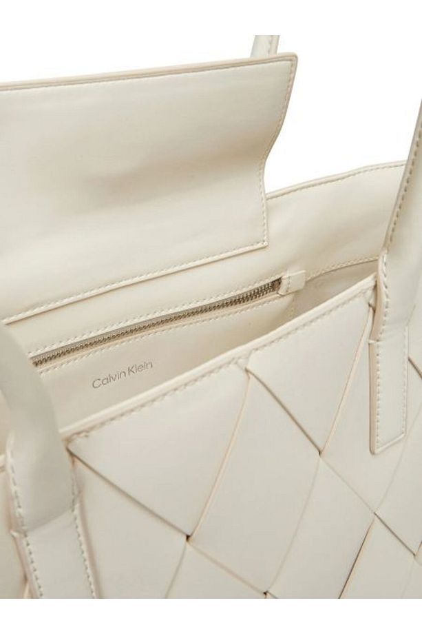 CK WOVEN MEDIUM SHOPPER - 3