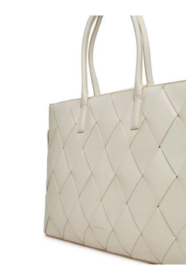 CK WOVEN MEDIUM SHOPPER - 4
