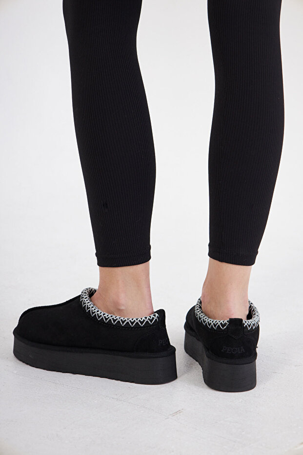 Kürklü Kadın Mini Bot 191140 - 6