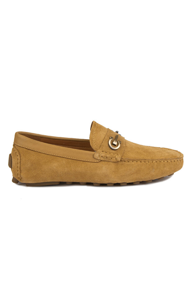 Genuine Suede Men's Buckle Loafer 500909