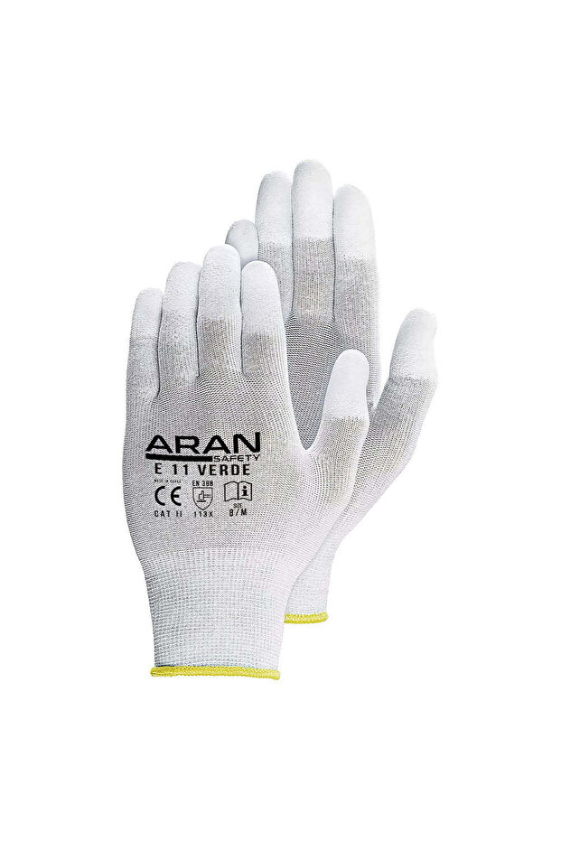 Safety E11 Verde Parmak Ucu Kaplı Eldiven