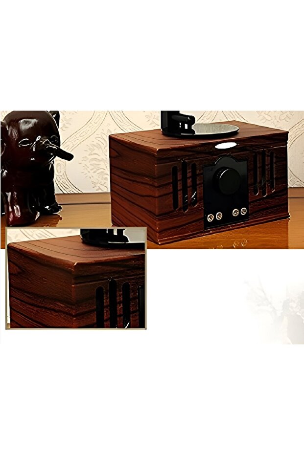 مكبر صوت بلوتوث لاسلكي بتصميم كلاسيكي - 3