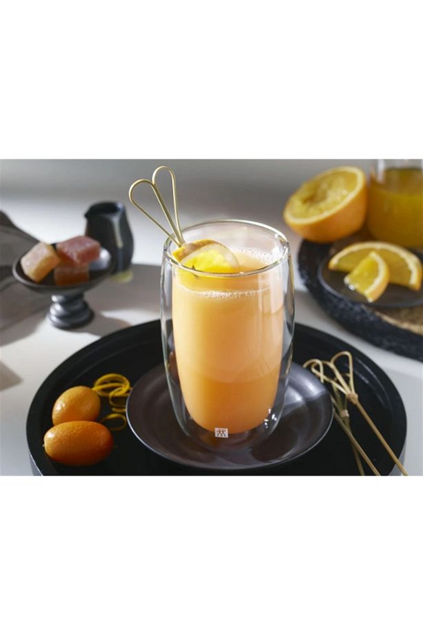 Sorrento Çift Cidarlı Latte Macchiato Bardağı 2'li 350 ml - 4