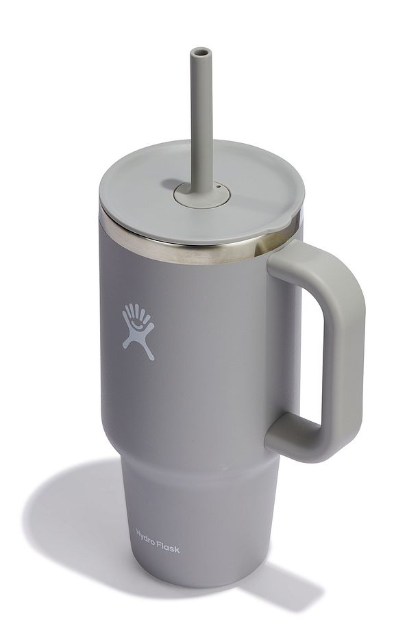 Tumbler Pipetli Termos 946 ml Gri - 2