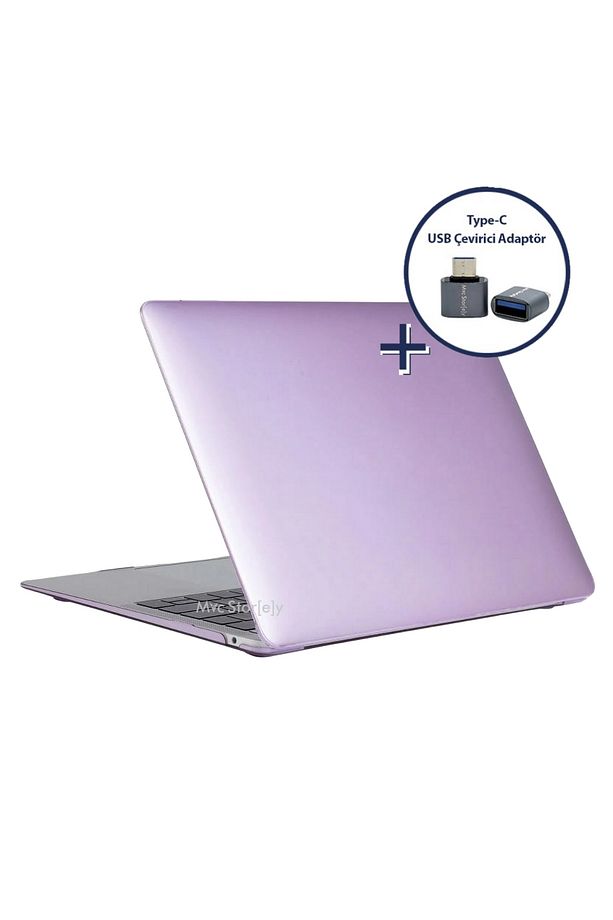 Macbook Air Kılıf 13.6inç M2 M3 M4 Çip Kristal Parlak (13.6” AİR) A2681 A3113 A3240 Ile Uyumlu - 1