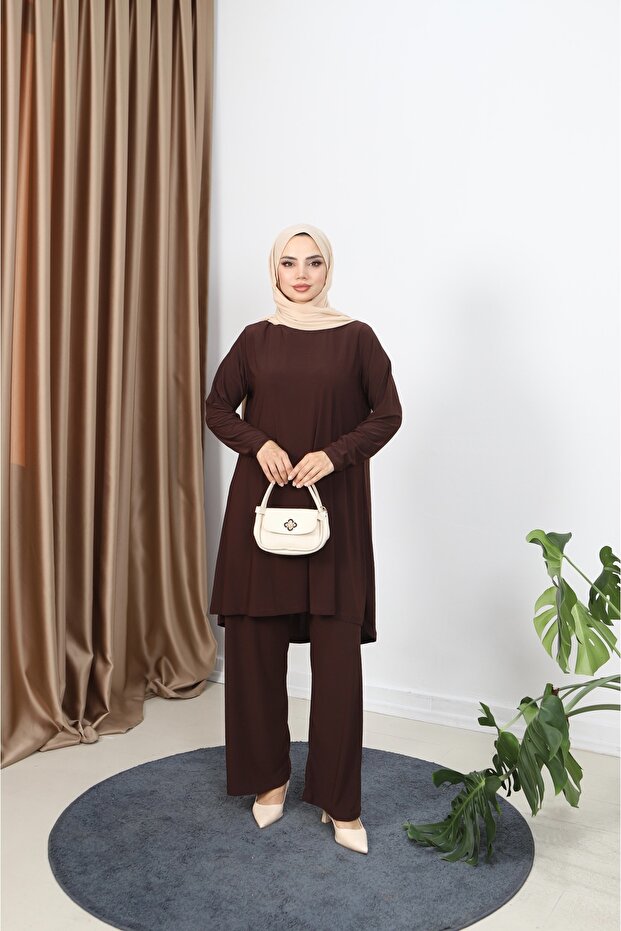 طقم ساندي مع تونيك طويل - 2