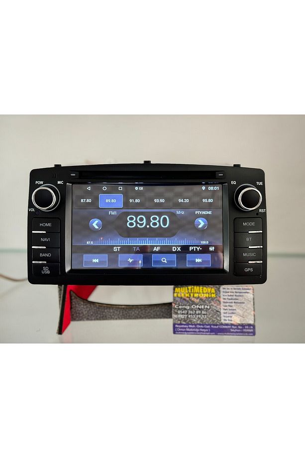 Toyota Corolla 2004 2006 Multimedya Navigasyon Android Gerçek 4gb Ram Carplay Double Navimex - 6