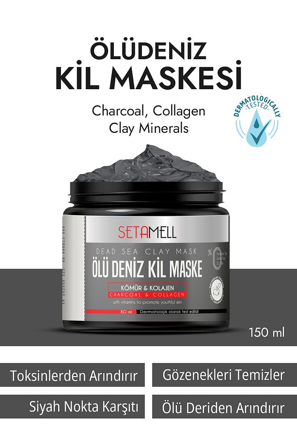Kill Maskesi Kolejenli Siyah Nokta Karşıtı - Clay Collegen Mask - 2